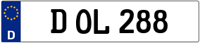 Truck License Plate